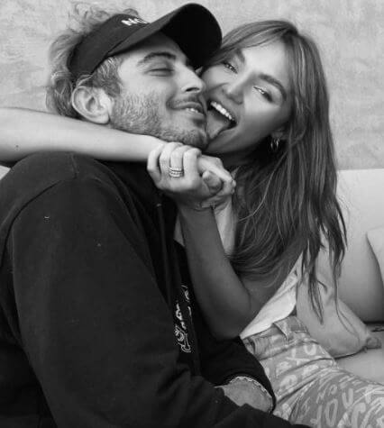 Kateri Dion with her boyfriend Dominic Nora.
